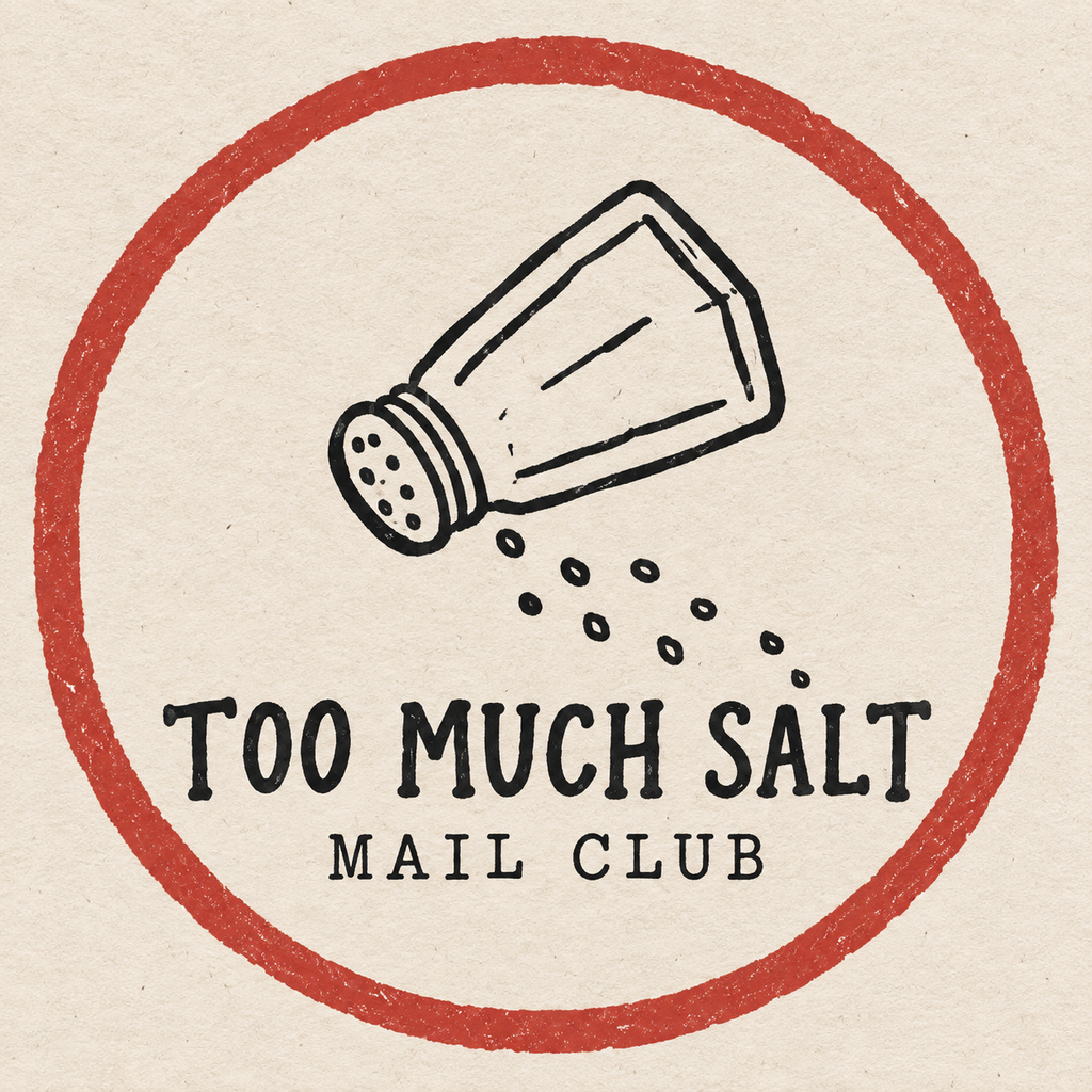 Too Much Salt Mail Club - Your Monthly Dose of Salty Mail